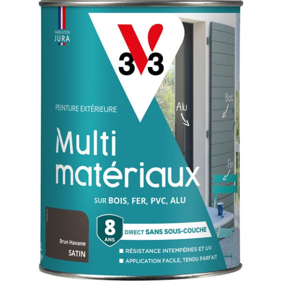 Peinture multi-materiaux DP - Brun havane - Satin - 15L