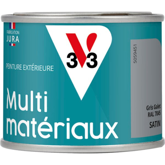 Peinture multi-materiaux DP Satin Gris galet Pot 125ml