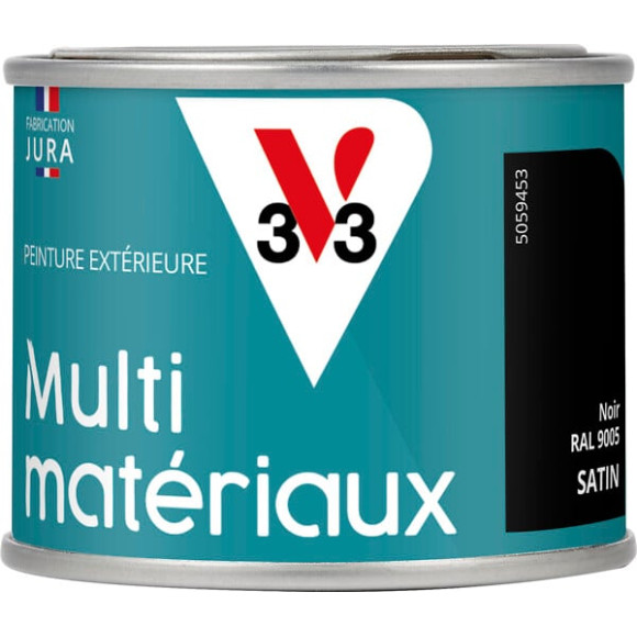 Peinture multi-materiaux DP Satin Noir Pot 125ml