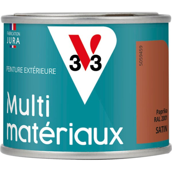 Peinture multi-materiaux DP Satin Paprika Pot 125ml