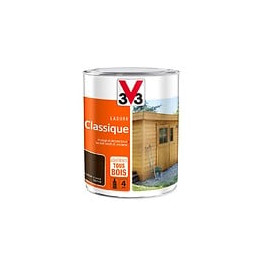 Lasure bois Classique Satin Chêne fonce Pot 1l