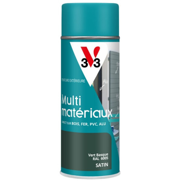 Peinture multi-mat DP Satin Vert basque Aerosol 400ml