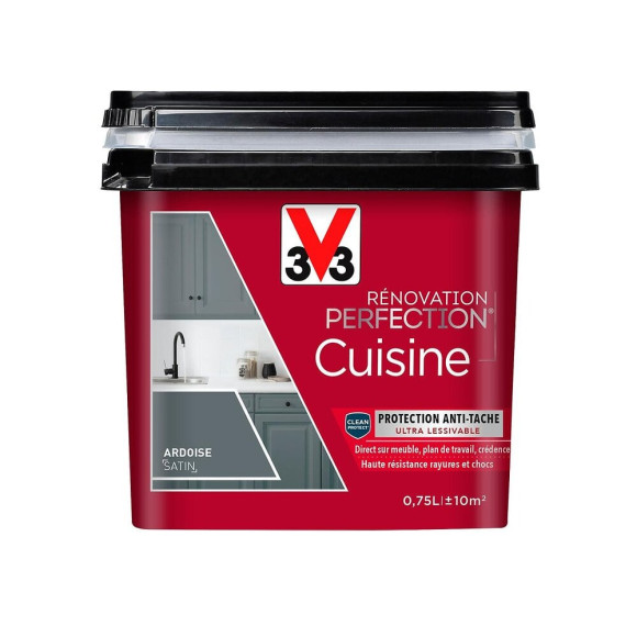 Peinture rénovation Cuisine satin ardoise 0.75L