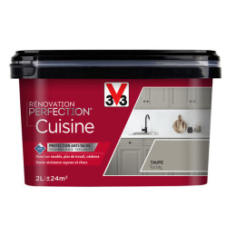 Peinture renovation Cuisine satin taupe 2L