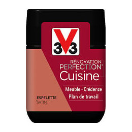 Peinture rénovation Cuisine satin espelette Testeur 75mL