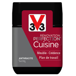 Peinture rénovation Cuisine satin anthracite Testeur 75mL