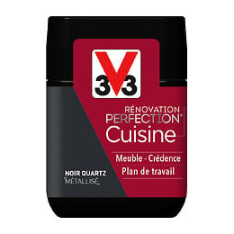 Peinture rénovation Cuisine métal noir quartz Testeur 75mL