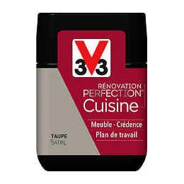 Peinture rénovation Cuisine satin taupe Testeur 75mL