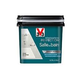 Peinture Renov SdB Satin Voile de coton Pot 0.75l