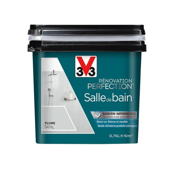 Peinture Renov SdB Satin Plume Pot 0.75l