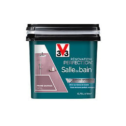 Peinture Renov SdB Satin Prune sauvage Pot 0.75l