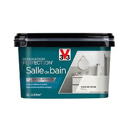 Peinture renovation salle de bain - Voile de coton - Satin - 2L