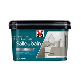 Peinture renovation salle de bain - Taupe - Satin - 2L