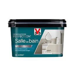 Peinture renovation salle de bain - Seigle - Satin - 2L