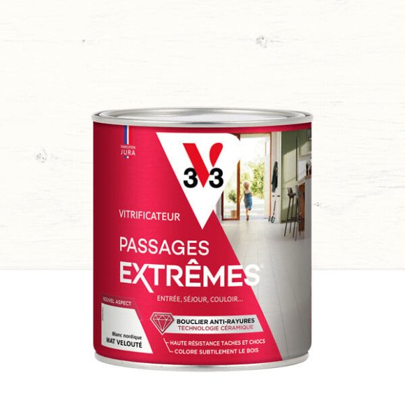 Vitrificateur passages extrêmes® blanc nordique 075 L