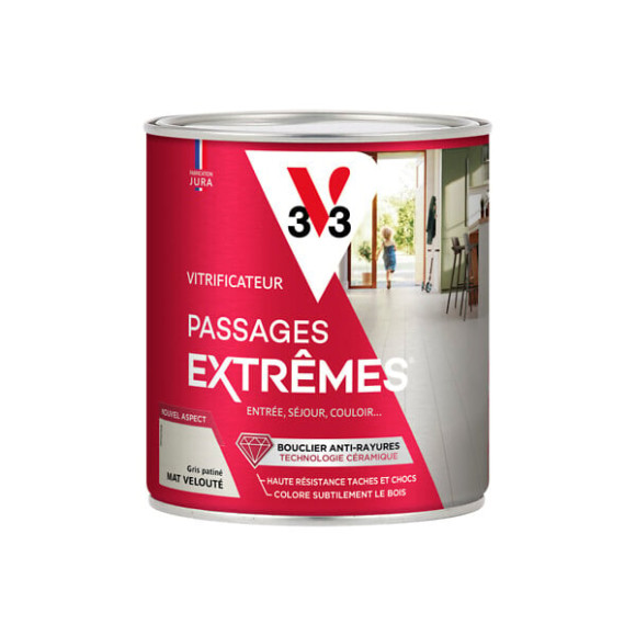 Vitrificateur passages extrêmes® gris patiné 075 L