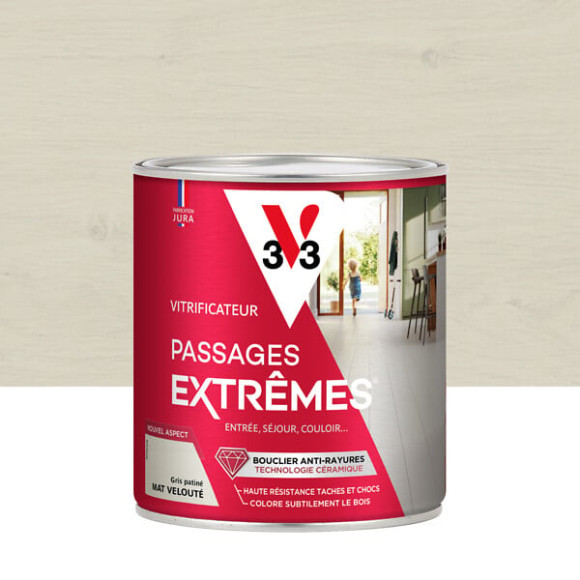 Vitrificateur passages extrêmes® gris patiné 075 L