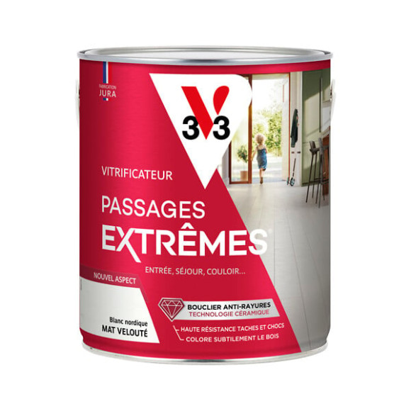 Vitrificateur passages extrêmes® blanc nordique 2.5 L