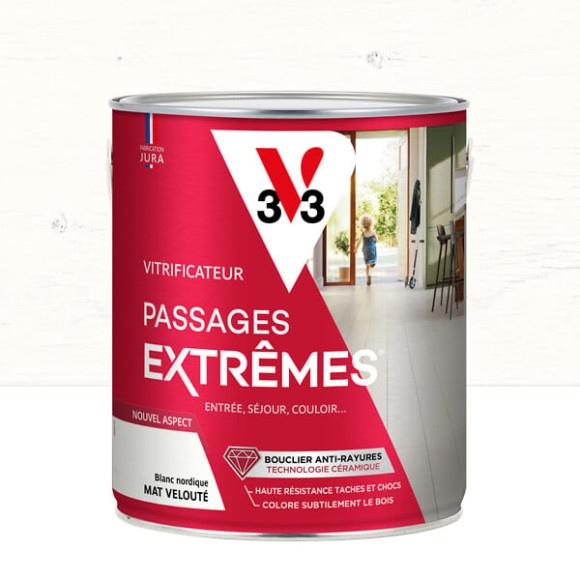 Vitrificateur passages extrêmes® blanc nordique 2.5 L