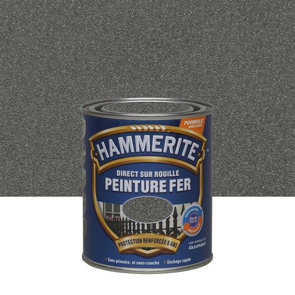 Peinture Direct sur Rouille - Forge Gris Zinc - 075L