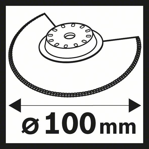 Lame segment ondulée BIM Starlock ACZ 100 SWB 100 mm