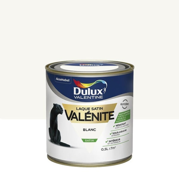 Peinture Laque Valénite - Blanc - Satin - 05L