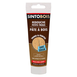 Pâte à  bois pour reboucher imperfections et fissures 80g Chêne moyen