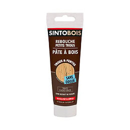 Pâte à  bois pour reboucher imperfections et fissures 80g Chêne foncé