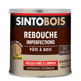 Pâte à  bois Rebouche imperfections Chêne foncé 500g