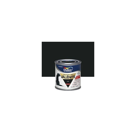 Peinture Laque Valénite -  Noir - Brillant - 0125L