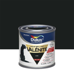 Peinture Laque Valénite -  Noir - Brillant - 0125L