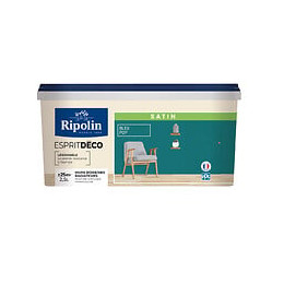 Peinture Esprit Déco - Monocouche - Bleu pop - Satin - 25L