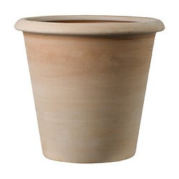 Pot terre cuite Conico Siena Toscana 38cm terre rosée