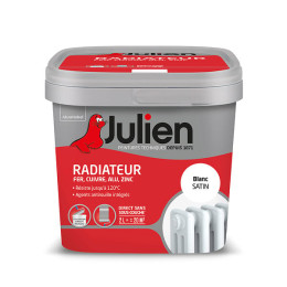 Peinture - Blanc - Satin - Radiateur - 2L