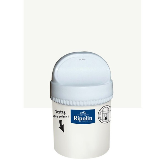 Testeur Peinture RIPOLIN Esprit Déco Blanc Satin 75Ml