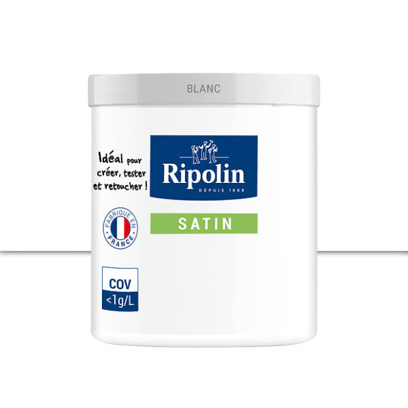 Testeur Peinture RIPOLIN Esprit Déco Blanc Satin 75Ml