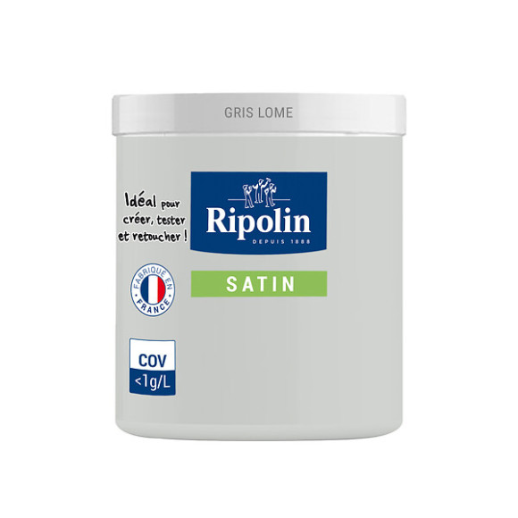 Testeur Peinture RIPOLIN Esprit Déco Gris lomé 75Ml