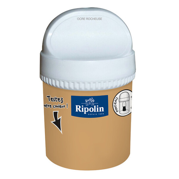 Testeur Peinture RIPOLIN Esprit Déco ocre rocheuse 75Ml