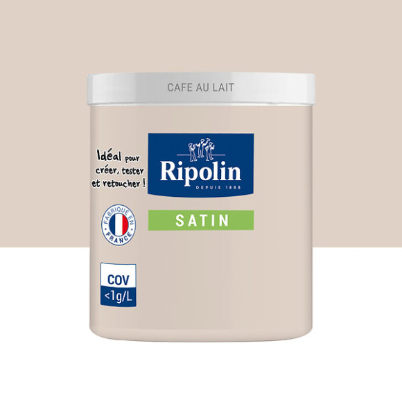 Testeur Peinture RIPOLIN Esprit Déco café au lait 75Ml