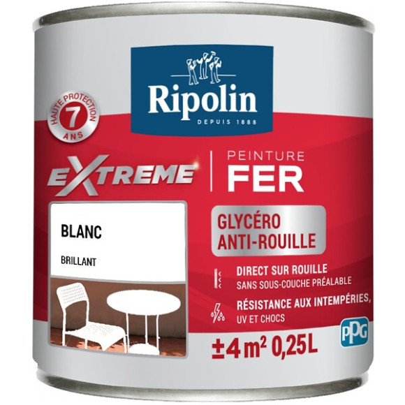 Ripolin ext fer bril blanc 0.25l