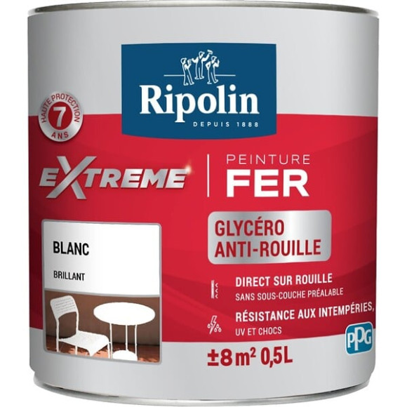 Ripolin ext fer bril blc 0.5l