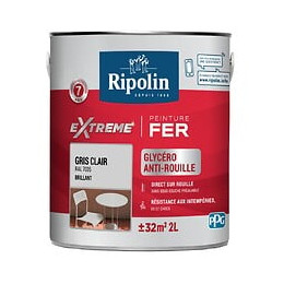 Ripolin ext fer brl gr clair 2l