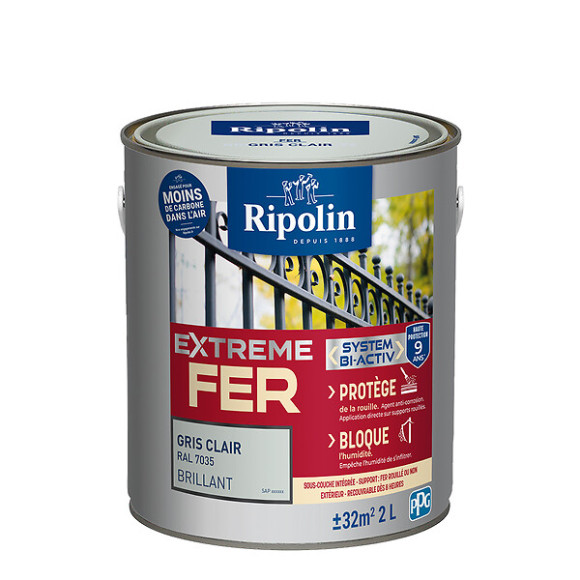 Ripolin ext fer brl gr clair 2l