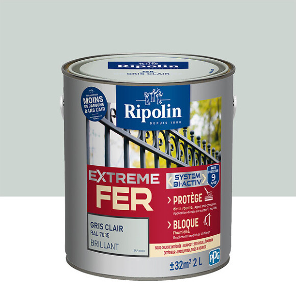 Ripolin ext fer brl gr clair 2l