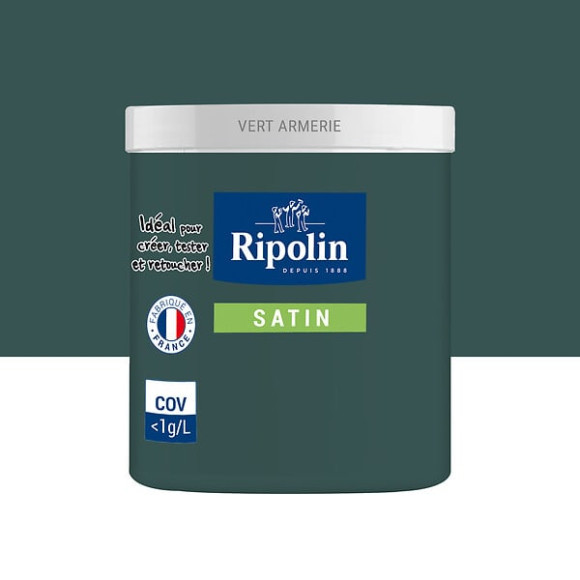 Testeur Peinture RIPOLIN Esprit Déco vert arméri 75Ml