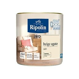 Peinture RIPOLIN murs boiseries beige agate satin 05L