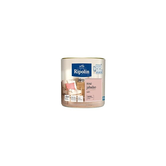 Peinture RIPOLIN murs boiseries rose jabadao satin 05L