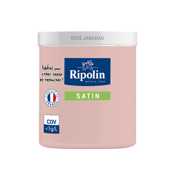 Testeur peinture RIPOLIN murs boiseries mauve carex satin 0075L