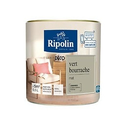 Peinture RIPOLIN murs boiseries vert bourrache mat 05L