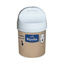 Testeur peinture RIPOLIN murs boiseries beige plage satin 0075L